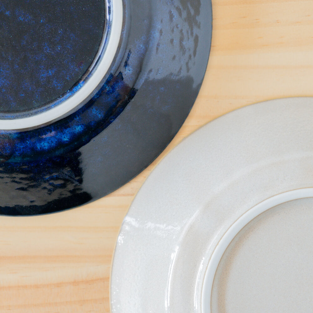 ナチュラルカラー 食器セット 二人暮らし 10点セット グレー / ネイビー