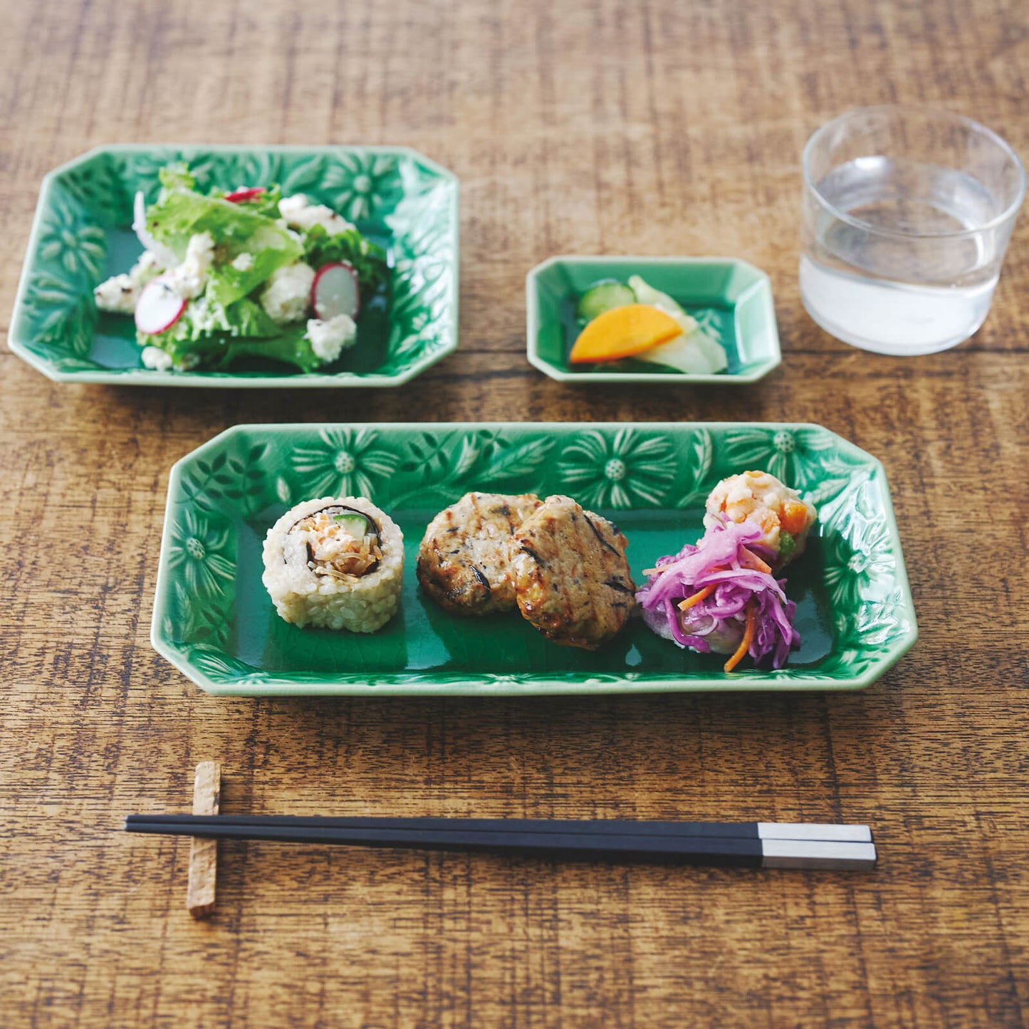 マーガリート 角小皿 9cm