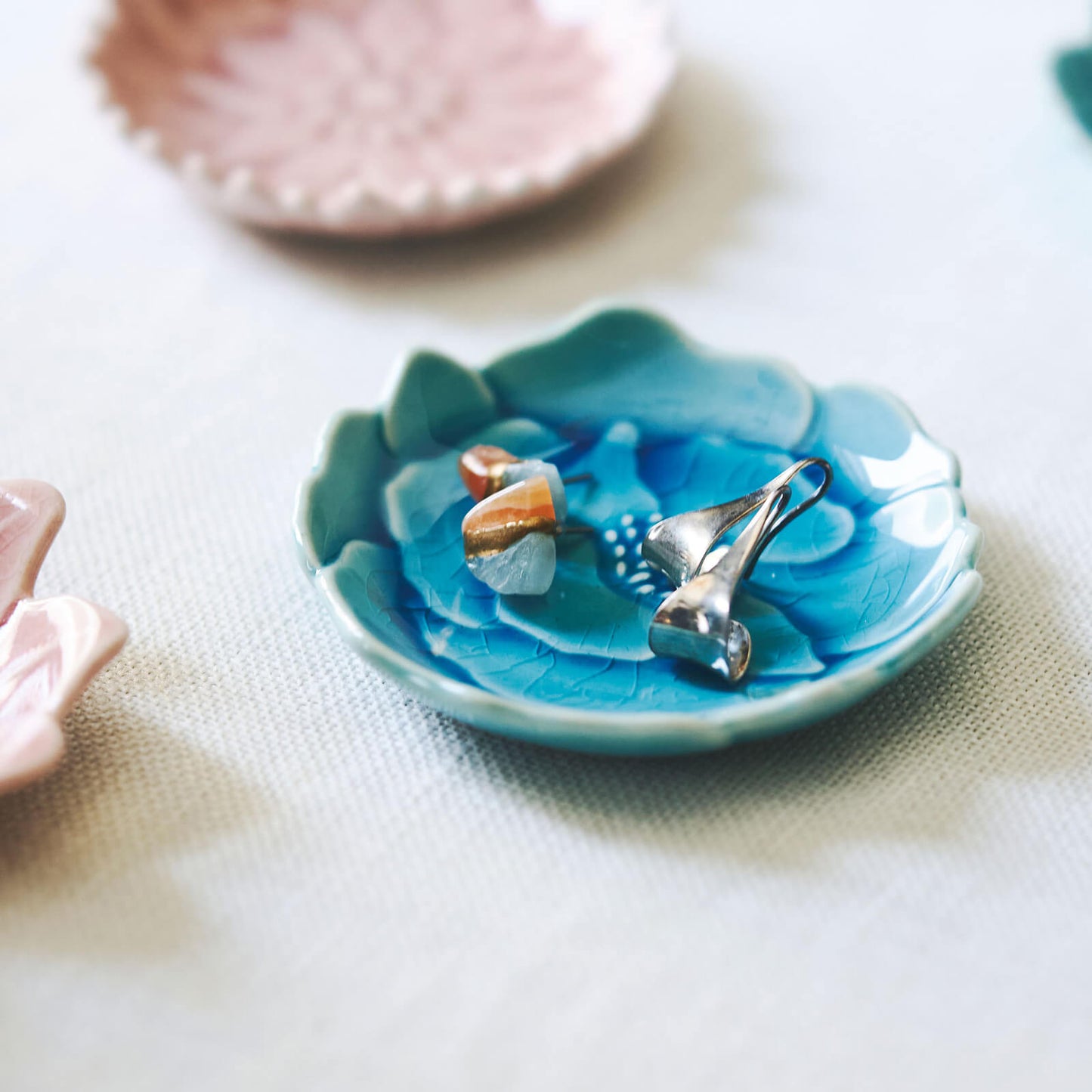 形 ボタン 豆皿 8cm