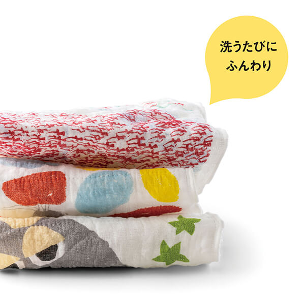 レオ・レオニ 蚊帳生地ふきん L 40cm