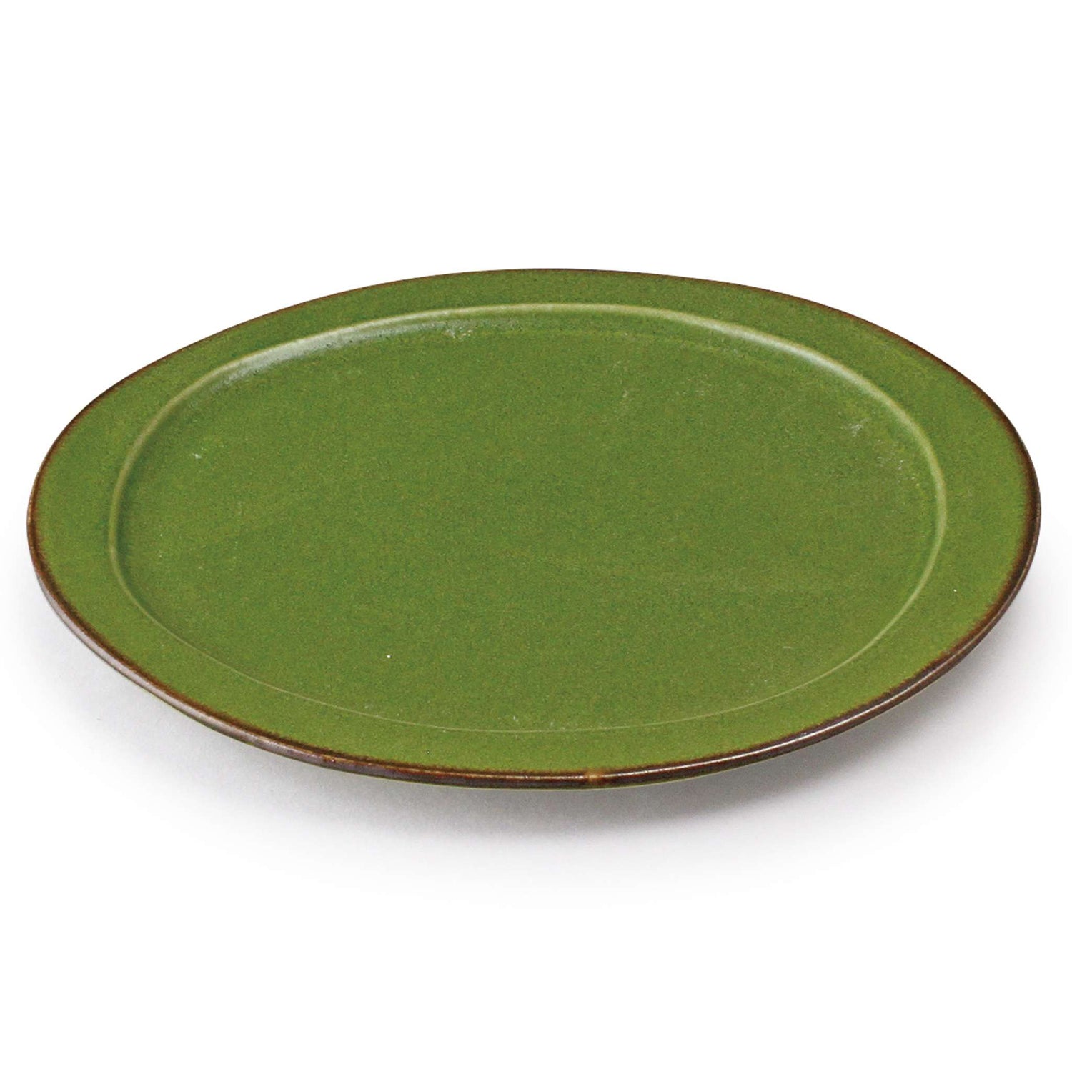 翠 大皿 25cm うぐいす