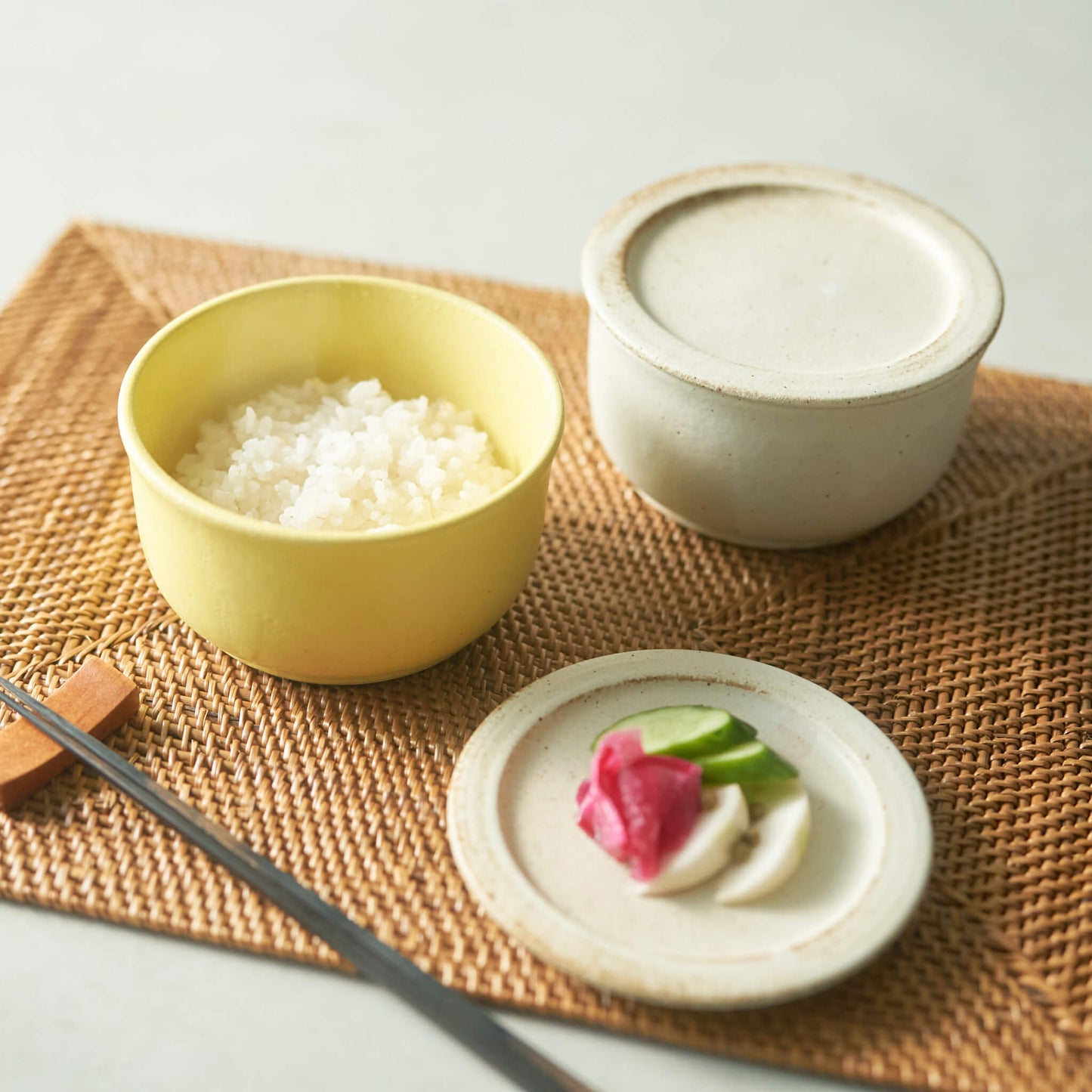 キッチンツール 蓋付一膳おひつ 480ml