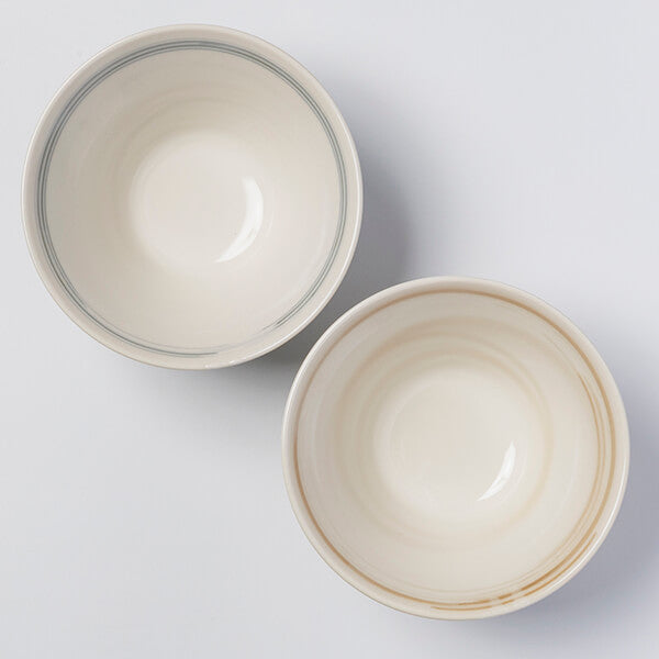 スピラル ペアギフト 茶碗＆箸・箸置き 6点セット