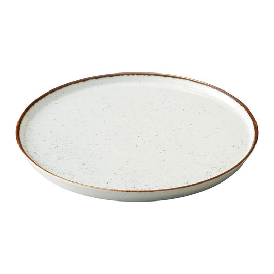 グレイン プレートL 23cm ブラウン