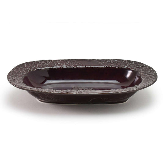 【在庫限り】Lien(リアン) オーバルボウル 25.6cm パープル