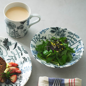 フラワーパターン ボウルМ 16cm | aito製作所 | 美濃焼・瀬戸焼を中心