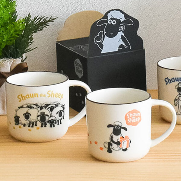 ひつじのショーン マグカップ 350ml コーヒーカップ 美濃焼 – aito