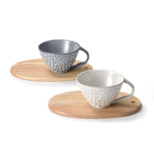 Lien(リアン) ペアギフト カップ&プレート 4点セット 330ml